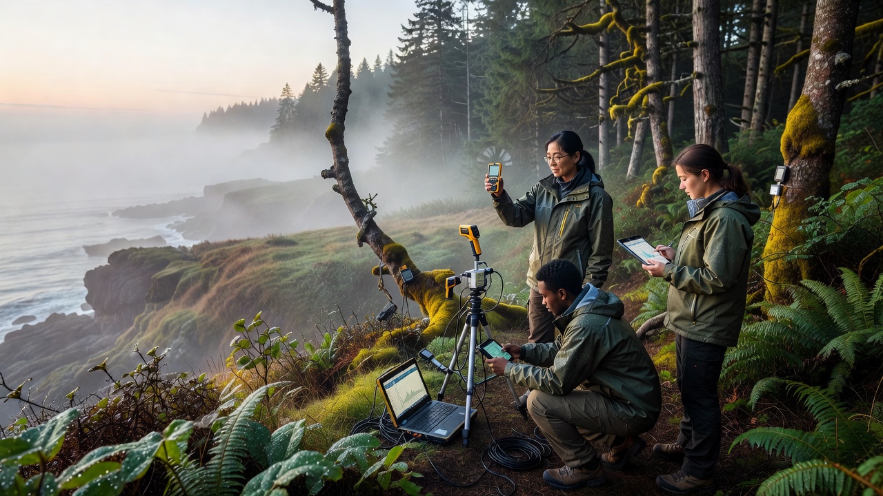 Investigating Microclimate Variations in Fog-Prone Coastal Woodland Edges
