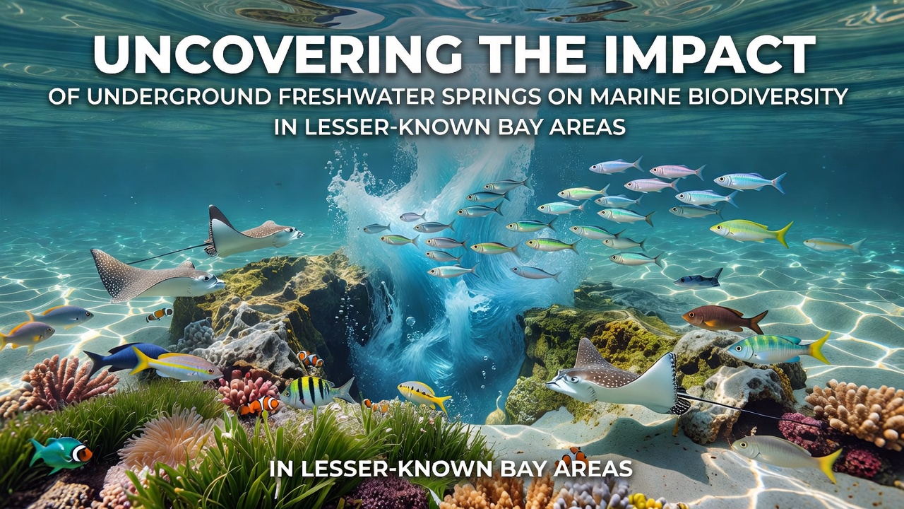 Uncovering the Impact of Underground Freshwater Springs on Marine Biodiversity in Lesser-Known Bay Areas